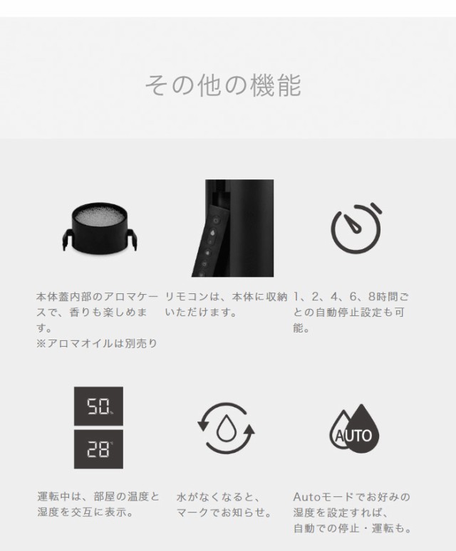 加湿器 デュクス DUUX タワー型超音波式加湿器 Beam Wi-Fi対応