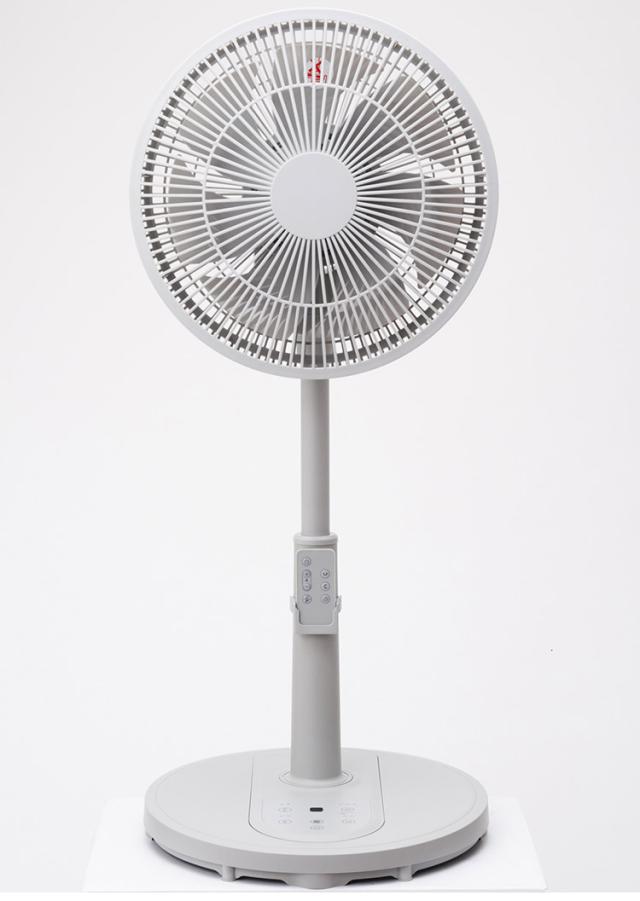 アビテラックス DCマイコン式扇風機 グレー Abitelax AF-DC101-GY 上下左右自動首振り リモコン付き 8段階切り替え DCモーター採用 サーキュレーター 7枚羽 リズム風 おやすみモード【送料無料】_2