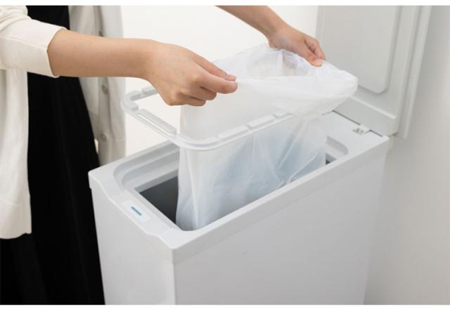 Coconir 冷凍ごみ箱 上開き冷凍庫 におわんポイ 10L ホワイト 冷やすゴミ箱 防臭 消臭ゴミ箱 冷凍 ペット 蓋つき おむつ ベビー 赤ちゃん ココニル【送料無料】_5