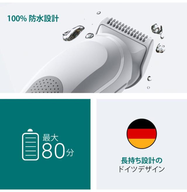 BRAUN ブラウン ボディグルーマー シリーズ3 充電式 電動 ひげ剃り