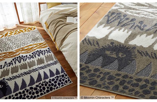 ラグ カーペット ムーミン コバナラグ 130×185cm ラグマット 北欧