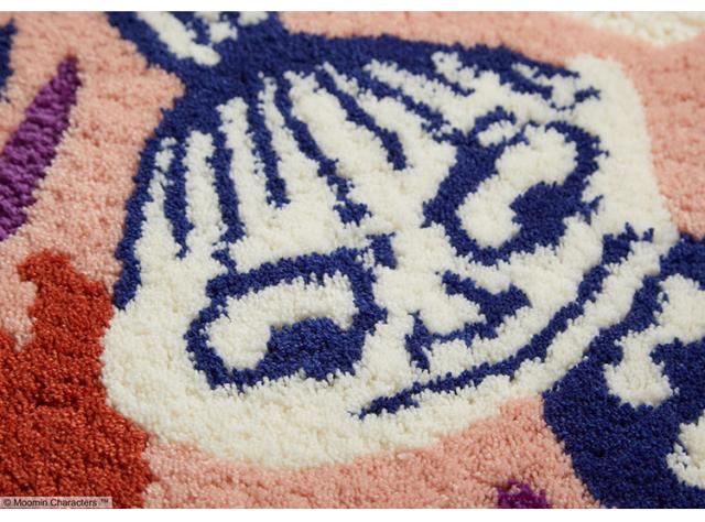 マット 日本製 55×75cm ムーミン MOOMIN KOBANA mat コバナ マット 玄関マット ラグマット 防ダニ 北欧 おしゃれ(代引不可)【送料無料】_2