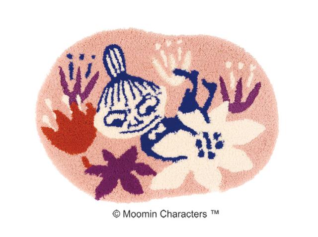 マット 日本製 55×75cm ムーミン MOOMIN KOBANA mat コバナ マット 玄関マット ラグマット 防ダニ 北欧 おしゃれ(代引不可)【送料無料】_3