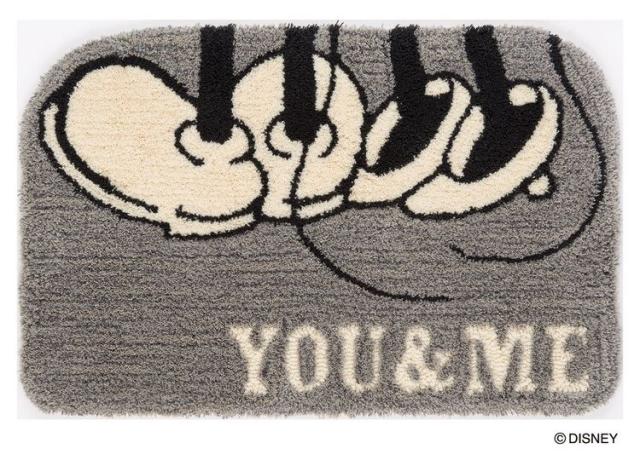 ディズニー 玄関マット 50×80cm ミッキー ユーアンドミー DISNEY 防ダニ 滑り止め キャラクター 北欧 かわいい 可愛い おしゃれ(代引不可)【送料無料】_3