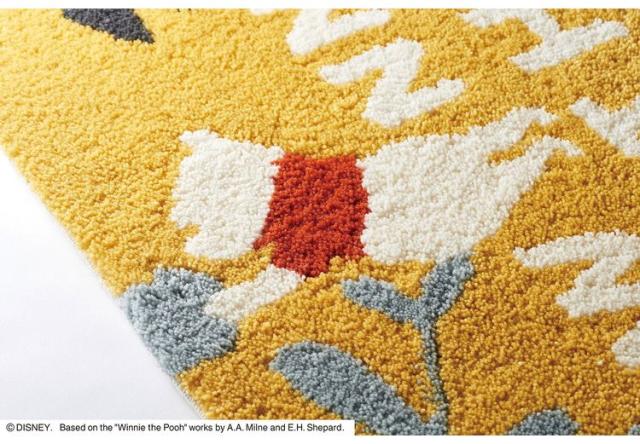ディズニー 玄関マット 50×80cm プー プランツ DISNEY 防ダニ 滑り止め キャラクター 北欧 かわいい 可愛い おしゃれ(代引不可)【送料無料】_2