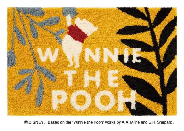ディズニー 玄関マット 50×80cm プー プランツ DISNEY 防ダニ 滑り止め キャラクター 北欧 かわいい 可愛い おしゃれ(代引不可)【送料無料】_3