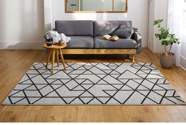ラグ グラッド 200×250cm ラグマット おしゃれ パイル 家庭用 子ども ペット カーペット 絨毯 ブラウン 長方形 リビング ダイニング フローリング 模様替え 新生活(代引不可)【送料無料】_3