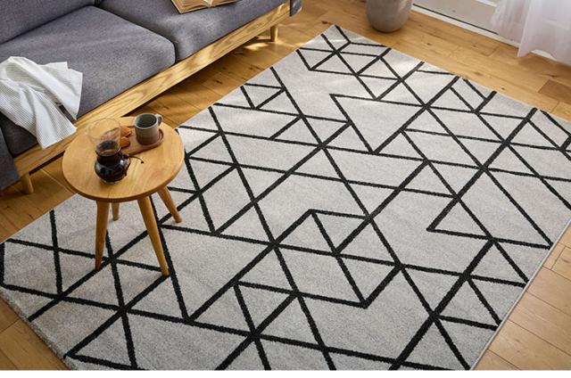 ラグ グラッド 200×250cm ラグマット おしゃれ パイル 家庭用 子ども ペット カーペット 絨毯 ブラウン 長方形 リビング ダイニング フローリング 模様替え 新生活(代引不可)【送料無料】_4