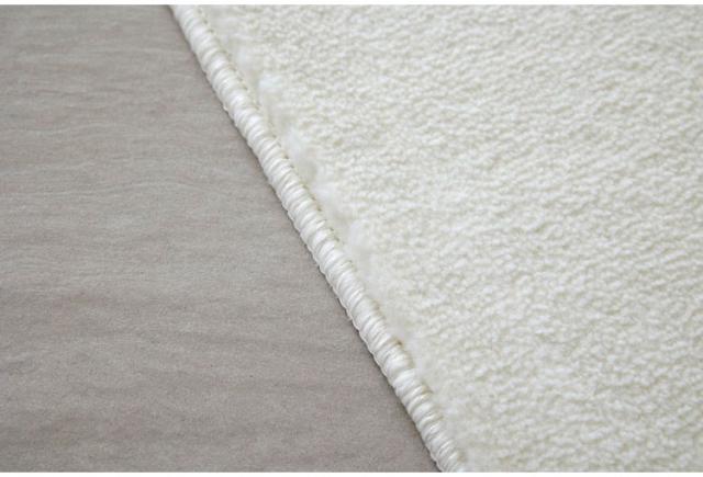 ラグ ハク 90×90cm カーペット 国産 日本製 ラグマット リビング ペット シンプル 防炎 消臭 床暖対応 ホットカーペット形 丸型 遊び毛防止 韓国 ベージュ グレー ホワイト 白 グレージュ(代引不可)【送料無料】_4