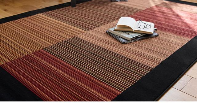 ラグ レゾン 160×230cm ラグマット トルコ製 おしゃれ パイル 家庭用 子ども ペット カーペット 絨毯 ブラック レッド 長方形 リビング ダイニング フローリング 模様替え 新生活(代引不可)【送料無料】_9
