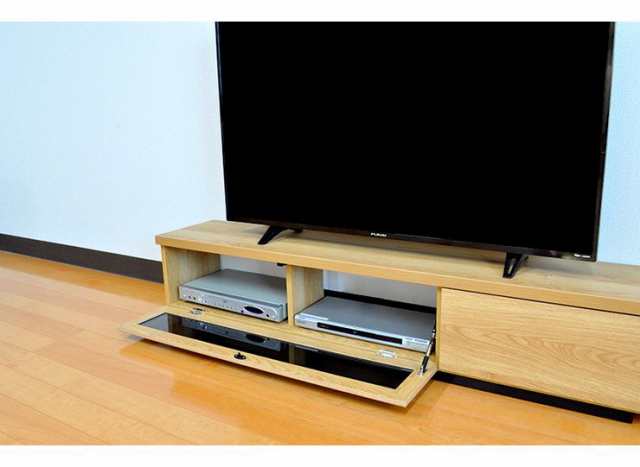 薄型 テレビ台 奥行30cm 幅180cm 【国産 大川家具 完成品】 テレビ