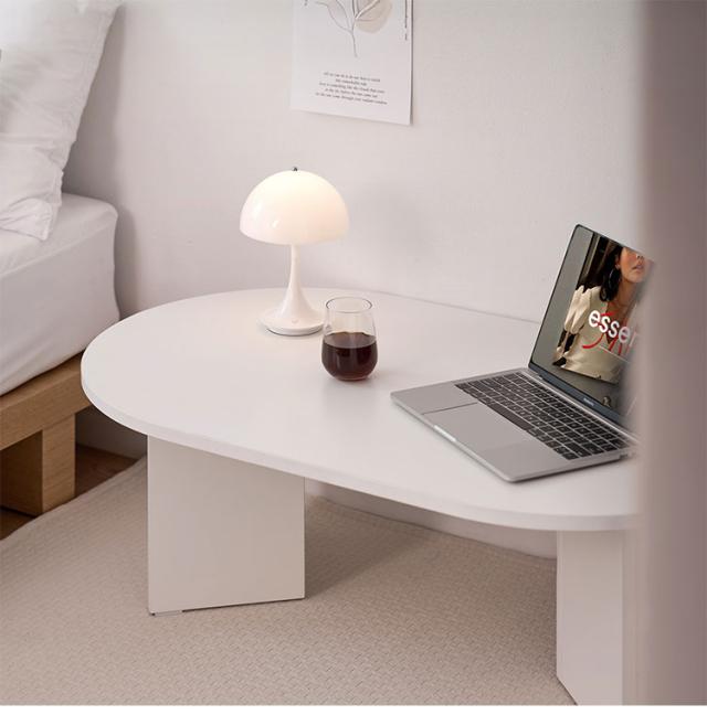 roomnhome リビングテーブル 120cm センターテーブル テーブル ローテーブル リビングテーブル カフェテーブル コーヒーテーブル 応接テーブル 曲線テーブル ラウンドテーブル 丸型テーブル(代引不可)【送料無料】_11