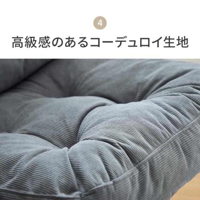 roomnhome 回転式 ふかふか リクライニングチェア 座面高39cm 折りたためる パーソナルチェア 回転式 ラウンジチェア 一人掛け 1人掛け 韓国インテリア 北欧一人掛けソファ ミッドセンチュリー【送料無料】_9