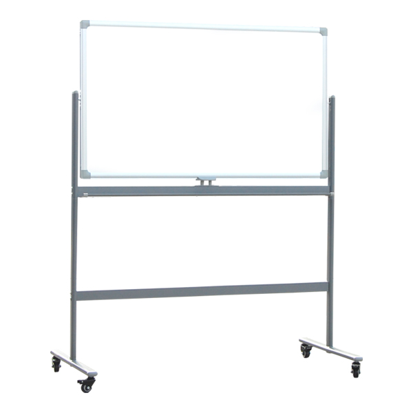 脚付き両面ホワイトボード 90X120cm TYD-AB-120 脚付き 両面 回転式 マーカー付き キャスター付き(代引不可)【送料無料】