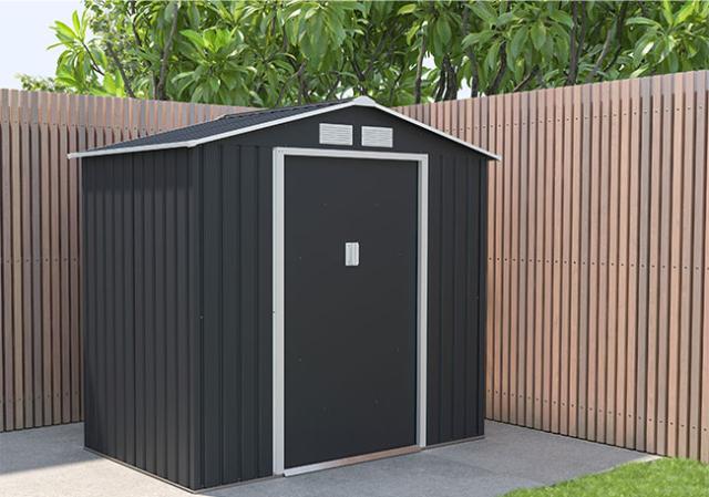 メタルシェッド　倉庫 メタルシェッド 物置 自転車 大型 ガレージ 倉庫 タイヤ 保管