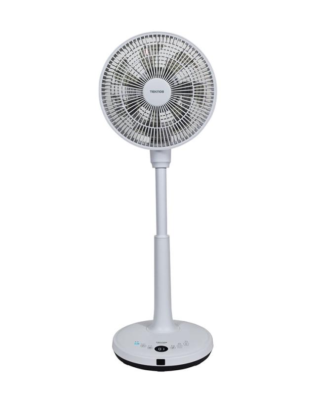 TEKNOS テクノス フルリモコンリビング扇 DC 23cm 扇風機 ファン フラットガード 3D立体 上下左右自動首振り オン/オフタイマー 7枚羽根 静音 省エネ リズム風 おやすみ風 KI-U2300DC【送料無料】_1