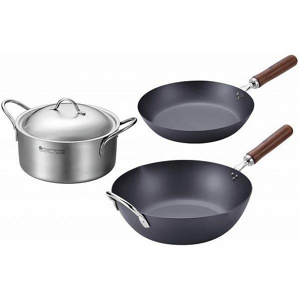 ［AEV1433］ ＳＡパワー・デンジ　円付鍋 ３３ｃｍ 4905001010255 ポイント5倍 遠藤商事 業務用 パワー・デンジ 円付鍋 33cm IH対応 ステンレス 日本