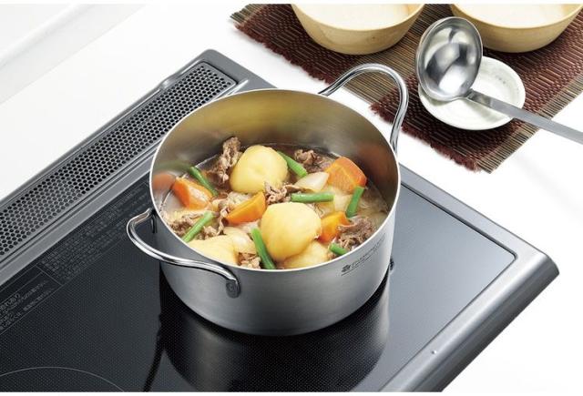 日本製 燕三条 両手鍋20cm(代引不可)【送料無料】 両手鍋