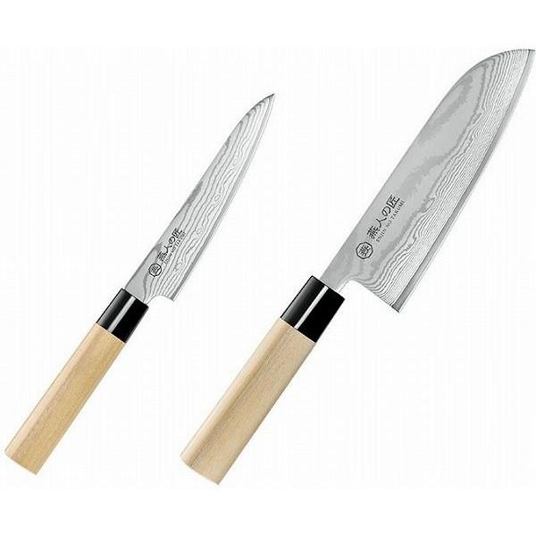 蜂屋作 三徳包丁 菜切包丁2本セット 木製ハンドル 蜂屋作 三徳包丁 菜