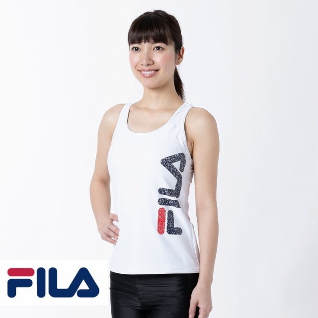 Fila Fila フィラ ビッグロゴタンク ヨガ スポーツ ジム ウェア スポーツウェア ジムウェア ヨガウェア 運動 レディースの通販はau Pay マーケット リコメン堂ファッション館