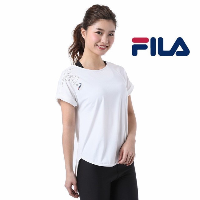 Fila Fila フィラ トリコtシャツ ヨガ スポーツ ジム ウェア スポーツウェア ジムウェア ヨガウェア 運動 レディースの通販はau Pay マーケット リコメン堂ファッション館