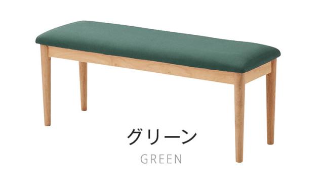 ダイニングベンチ ワッフル 幅105cm 単品 ファブリック ベンチシート 2人掛け 長椅子 木製 天然木 ラバーウッド 北欧 ナチュラル モダン カントリー おしゃれ 玄関椅子 105×35cm インテリア(代引不可)【送料無料】_4