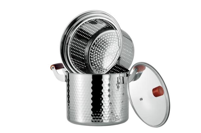 ステンパスタポット ナチュラルベーシック 20cm NB-30 ヒロショウ／HIROSHO ナチュラルベーシック ステン パスタポット20cm