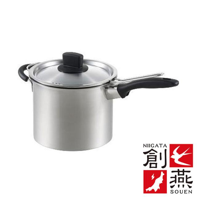 創燕 ミニパスタポット18cm(ストレーナー付)(代引不可)【送料無料】の通販は