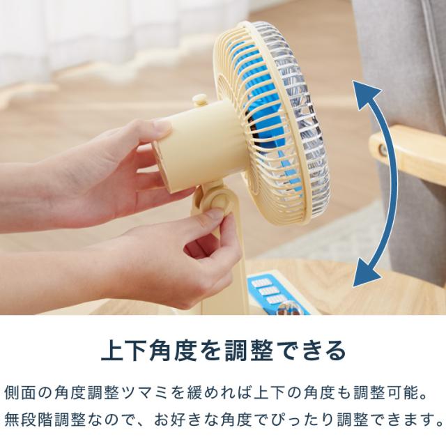 レトロな卓上扇風機 扇風機 昭和 レトロ レトロ扇風機 小さい コンパクト 卓上 卓上扇風機 レトロ卓上扇風機 かわいい 可愛い おしゃれ お洒落 風量スイッチ 押しボタン式 USB充電式(代引不可)【送料無料】_8