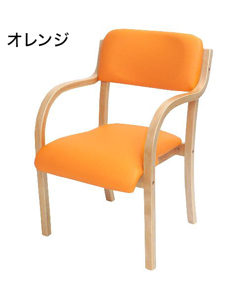 サポートチェア ダイニングチェア シエル 組み立て品 ナチュラルフレーム 立ち座りサポート 介護チェア 木製 ダイニングチェア スタッキ_2