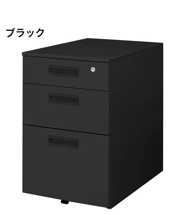 完成品 スチールワゴン 3段 サイドワゴン スチール製 キャスター付き 脇机 サイドデスク 収納 収納 引き出し オフィスワゴン デスクワゴン キャビネット チェスト 収納(代引不可)【送料無料】_8