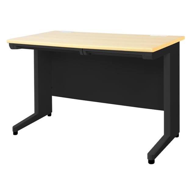 プラス 平机 JS-107H LGY エルグレー 346220 組立・設置迄 JSシリーズ PLUS 片袖机 W1200×H700