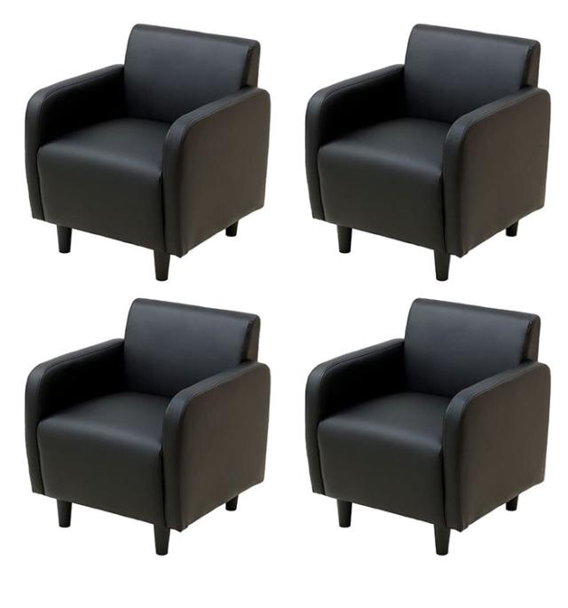 【※法人様限定販売】 応接ソファセット 4人用 シャルマン 4点セット 1人掛けソファ×4台 応接用ソファ ロビーチェア(代引不可)【送料無料】_2