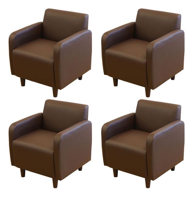 【※法人様限定販売】 応接ソファセット 4人用 シャルマン 4点セット 1人掛けソファ×4台 応接用ソファ ロビーチェア(代引不可)【送料無料】_3