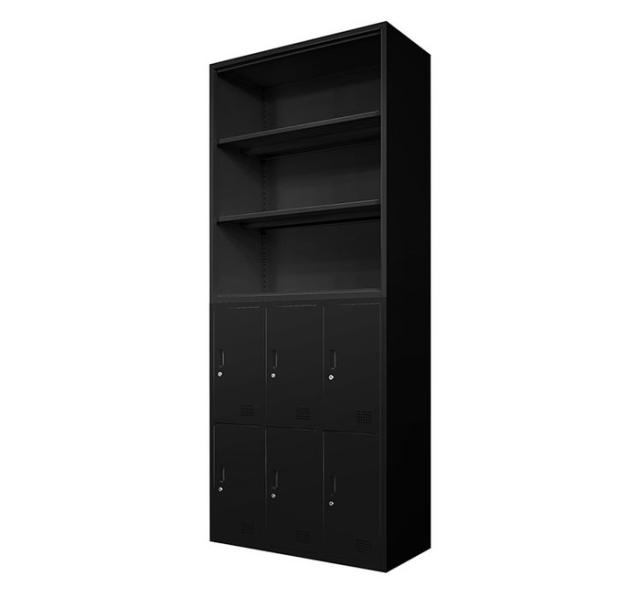 オープン書庫 ロッカー 6人用 2台セット 同色セット それぞれ1台ずつ 組み立て品 オープンラック システム収納庫 スチール書庫 キャビネット 代引不可 オープン書庫 ロッカー 6人用 2台セット 同色セット それぞれ1台ずつ