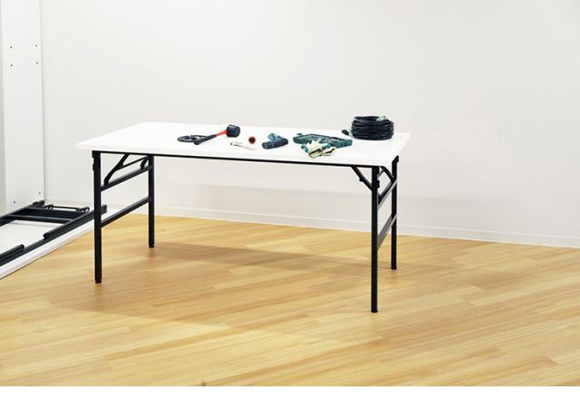 作業台 120×60cm 折りたたみ 折りたたみ作業台 耐荷重200kg ワークデスク ワークテーブル 作業テーブル 軽量 テーブル 工場 完成品 作業机 折畳(代引不可)【送料無料】_12