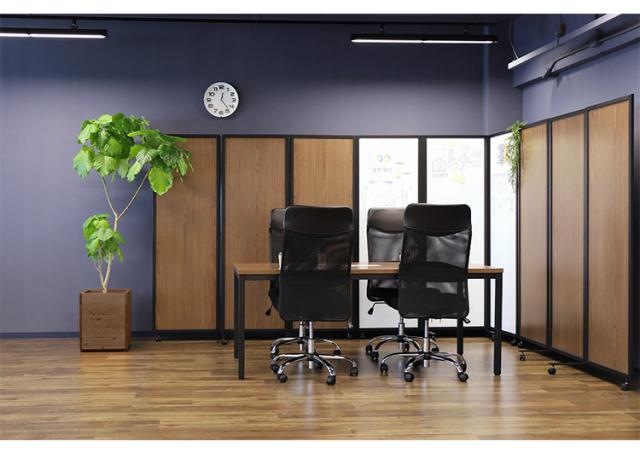 【※法人様限定販売】 パーテーション 3連 折りたたみパーテーション ホワイトボードタイプ 幅180cm 高さ180cm キャスター付き 間仕切り(代引不可)【送料無料】_2