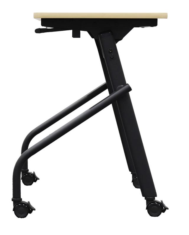 会議用テーブル 会議テーブル テーブル 平行スタッキングテーブル 棚なし 幅70cm 奥行50cm 高さ70cm 幕板付 平行スタッキング ソフトエッジ巻き ワークデスク フォールディングテーブル 作業台(代引不可)【送料無料】_6