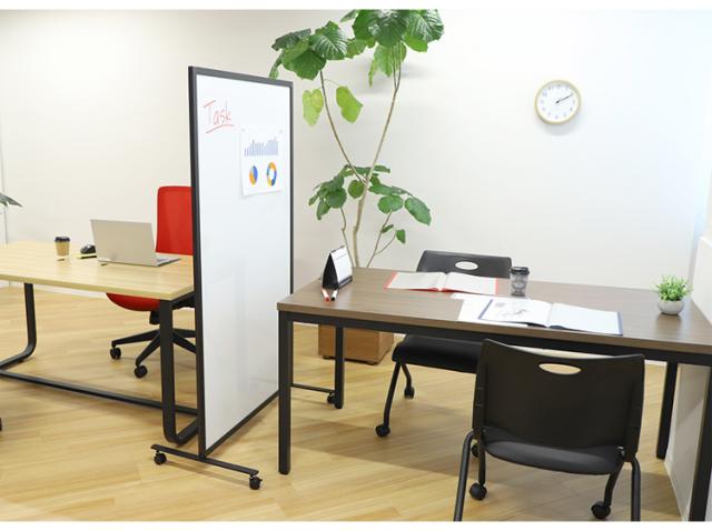 【※法人様限定販売】 パーテーション ホワイトボードタイプ 両面 キャスター付き 幅90cm 高さ160cm パーテーション 間仕切り マーカー(代引不可)【送料無料】_4