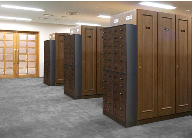 ロッカー ダイヤル錠 2列4段 8人用 貴重品入れ 貴重品ロッカー