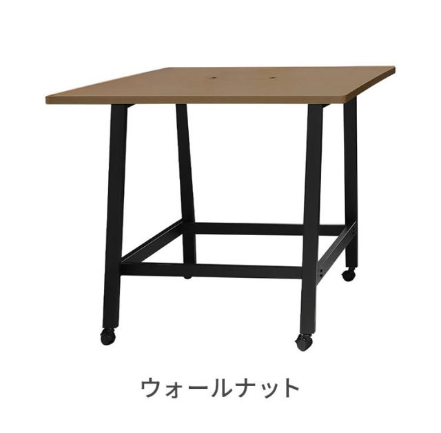 【※法人様限定販売】 ハイテーブル キャスター付 幅1200mm 幅120cm 会議 オフィス 会議用テーブル 会議テーブル ワークテーブル カウンターテーブル 作業テーブル 配線ボックス付 オフィス家具(代引不可)【送料無料】_12