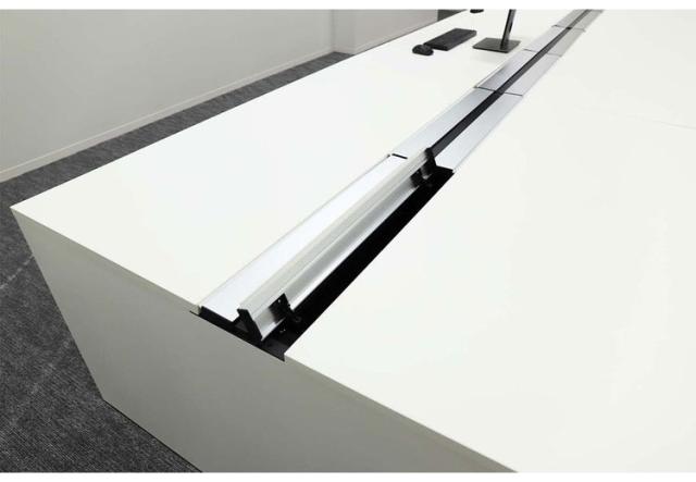 【※法人様限定販売】 ワークプロ フリーアドレスデスク 2人用 幅120×奥行140cm 配線ボックス付き オフィスデスク ワークデスク パソコンデスク 事務机 オフィス WPF-1214 オフィス家具 インテリア(代引不可)【送料無料】_5