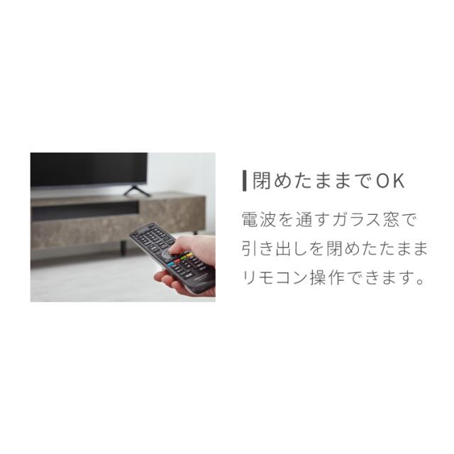 テレビボード ストーン調 幅180cm ガラス窓 フラップ扉2杯テレビ台 180 ローボード ロータイプ TVボード TV台 セラミック調 グレー 引き出し テレビラック AVラック リビング収納 テレビラック【送料無料】_9