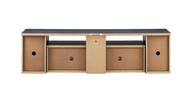 テレビ台 テレビスタンド 幅150cm 高さ40cmAS-SBS1500 木製 背面収納 ケーブル収納 フロート(代引不可)【送料無料】_10