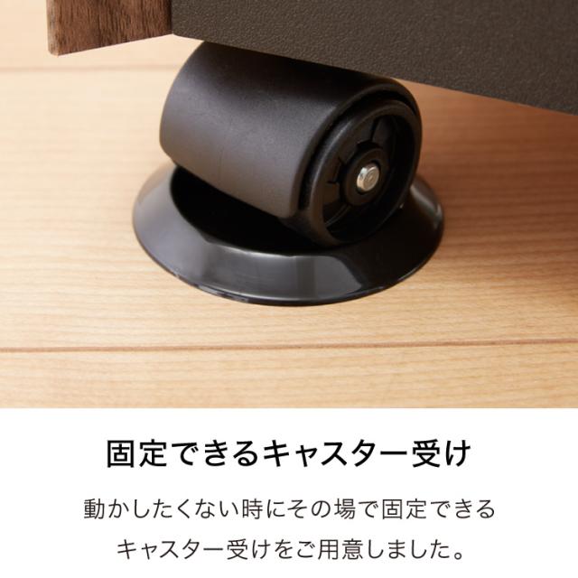 デスクワゴン 北欧風 幅60 サイドラック プリンターワゴン プリンター台 チェスト 単品 サイドチェスト キャスター サイドキャビネット 北欧 デスク おしゃれ(代引不可)【送料無料】_10