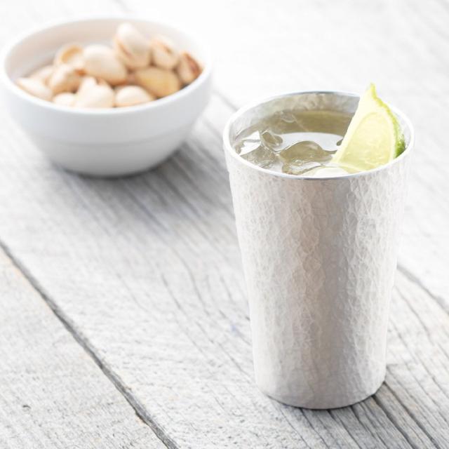 大阪錫器 錫製タンブラー225ml六花(中) trk-2 キッチン用品 食器 調理器具 食器 カトラリー グラス グラス タンブラー コップ タンブラー【送料無料】_2