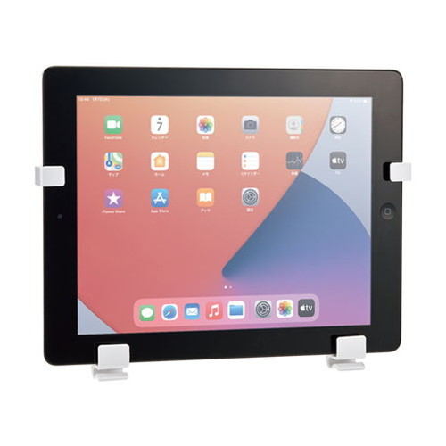 サンワサプライ iPad・タブレットホルダー MR-TABST9WN(代引不可) その他タブレットPCアクセサリー
