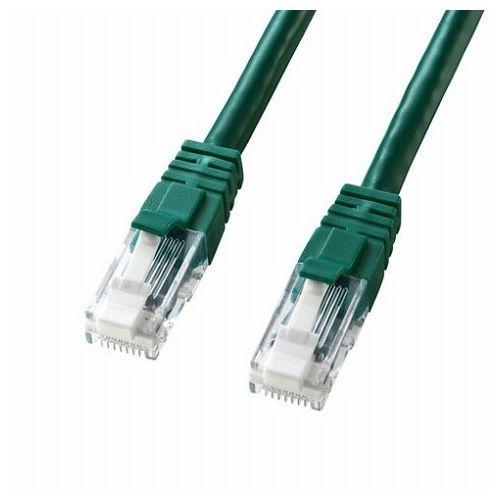 サンワサプライ つめ折れ防止カテゴリ6LANケーブル KB-T6TS-15GN(代引不可)【送料無料】の通販は 5,571円