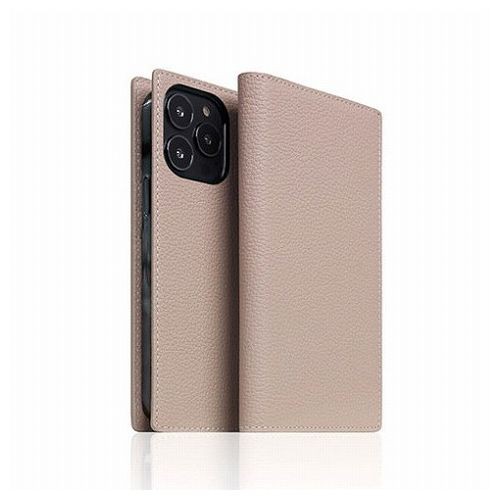 SLG Design Full Grain Leather Case for iPhone 13 Pro 手帳型ケース ライトクリーム SD22124i13PLC(代引不可)【送料無料】