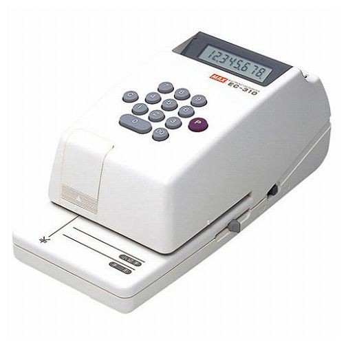 MAX マックス 電子チェックライター EC-310 EC90001(代引不可)【送料無料】｜au PAY マーケット